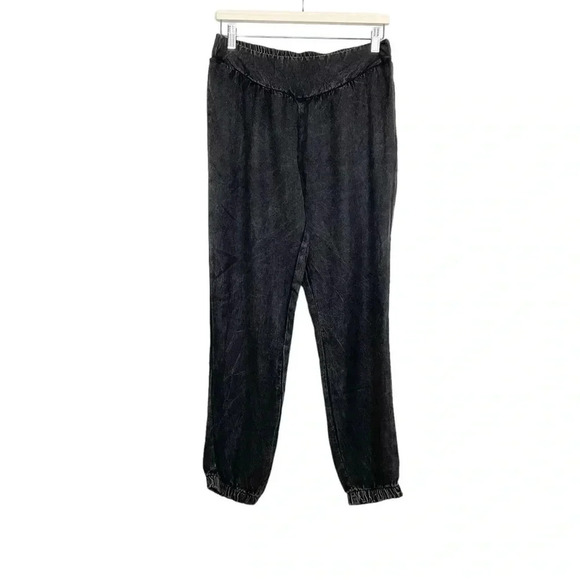 Urban Outfitters Staring At Stars Black Stonewashed Jogger Pants Small - Picture 5 of 5